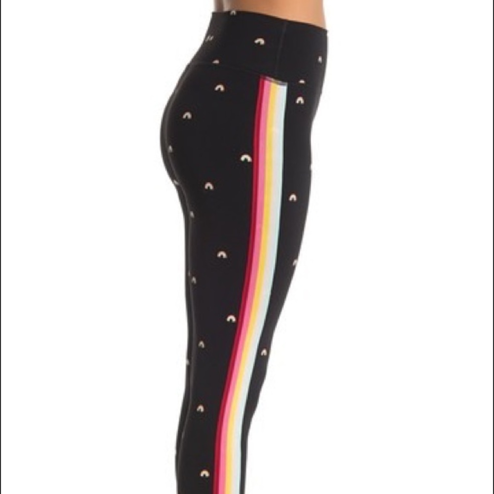 Spiritual gangster high waist rainbow leggings